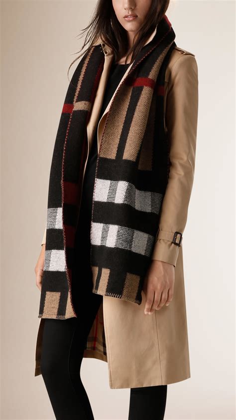 burberry blanket scarf|burberry reversible check wool scarf.